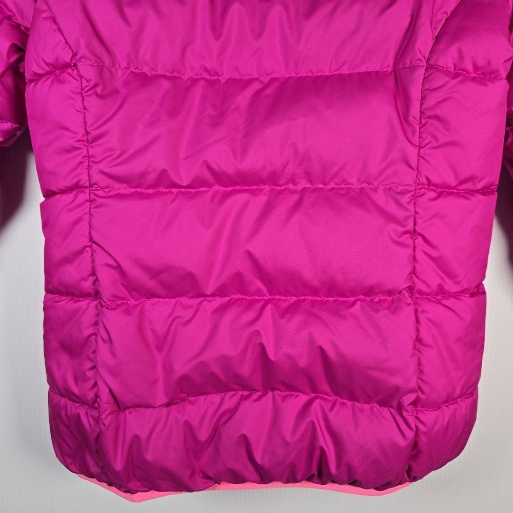 The North Face Girls Andes Down Jacket In Luminous Pink Full Zip Size L 14-16 - Picture 11 of 16